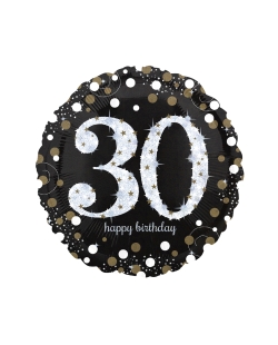 18/43cm Holgr. Sparkling Bday 30