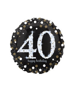 18/43cm Holgr. Sparkling Bday 40