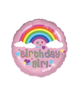 18/43cm Birthday Girl Arcoiris