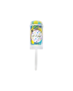 Lanza Confeti Push Pop Multicolor Pastel 