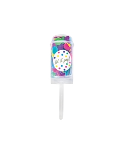 Lanza Confeti Push Pop Multicolor 