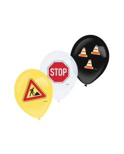 Globos Latex 27,5cm Construccion 