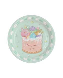 Platos 23cm Pastel Loco 