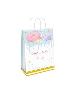 Bolsas Papel Asas Pastel Loco 