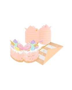 Invitaciones Pastel Loco 