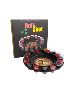 Juego Bebida Set Ruleta Con 16 Vasos Y 2 Pelotas Plastico 