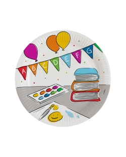 Platos 23cm Vuelta Al Cole 