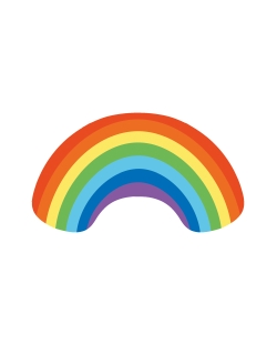 Forma Arcoiris Brillante