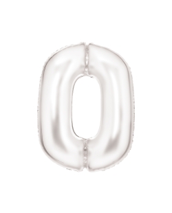 Forma Numero 0 Blanco Seda 86cm