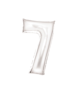 Forma Numero 7 Blanco Seda 86cm