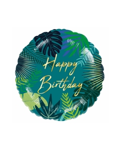 18/43cm Happy Bday Tropical