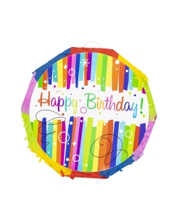 PIÑATA EXPANDIBLE HAPPY BIRTHDAY ***OFERTA DTO NO ACUMULABLE