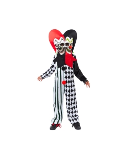 Disfraz Infantil Payaso Bufon Dos Cabezas 4-6 Años ***OFERTA DTO NO ACUMULABLE