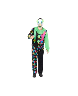 Disfraz Adulto Payaso Neon Talla M ***OFERTA DTO NO ACUMULABLE