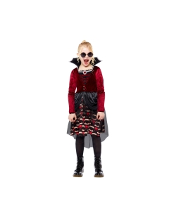 Disfraz Infantil Vampiresa Medianoche Talla 10-12 Años ***OFERTA DTO NO ACUMULABLE