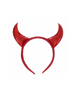 Disfraz Acc. Diadema Cuernos Diablo Rojo