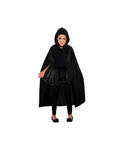 Disfraz Acc Capa Capucha Negra Infantil