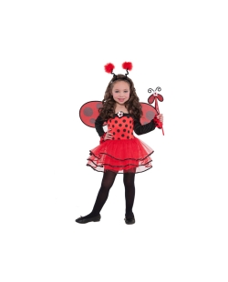 Disfraz Infantil Mariquita Bailarina Talla 6-8 Años