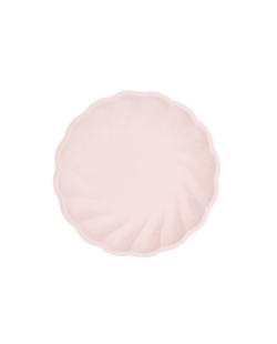 Platos Redondos 22,9cm Vert Decor Rosa Pastel 