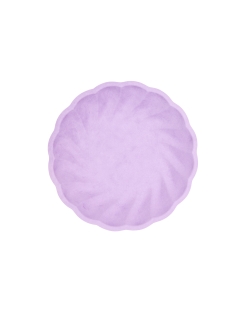Platos Redondos 22,9cm Vert Decor Morado Pastel 