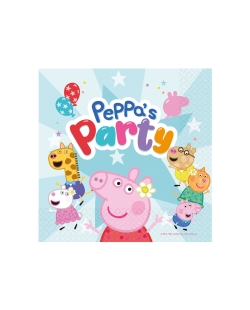 Servilletas 33X33cm Peppa Pig 