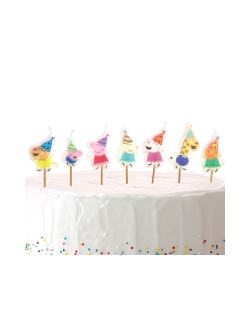 Velas Mini Forma Peppa Pig 2,4-5,4cm 