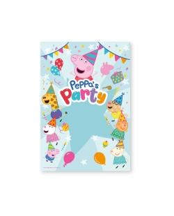 Decor. Pared Escena Peppa Pig Tela 2X1.4M 