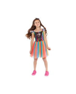Disfraz Infantil Vestido Arcoiris Talla 8-10 Años