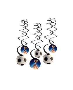 Decor. Colg. Espiral Futbol Kick It 