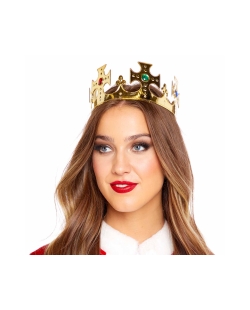 Disfraz Acc. Corona Oro Plastico