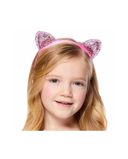 Disfraz Acc. Diadema Orejas Gato Rosa Infantil