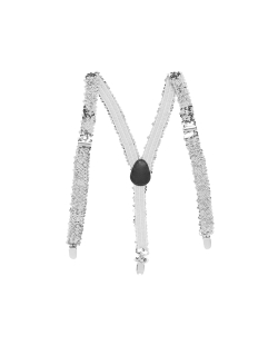 Disfraz Acc Tirantes Lentejuelas Plateadas 2.5Cm Adulto