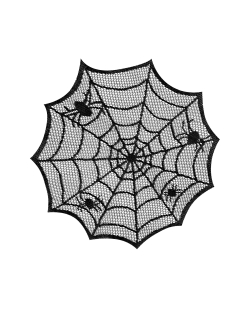 Mantel Individual Encaje Telaraña 31X31cm 