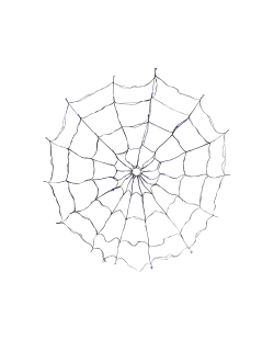 Guirnalda Telaraña Luces Led 1,20X1,20m 