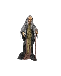 Animatronic Pie Bruja Baston 43X40cm X1,6m