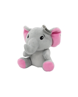 Peso Peluche Elefante Orejas Rosas 11cm/120gr 