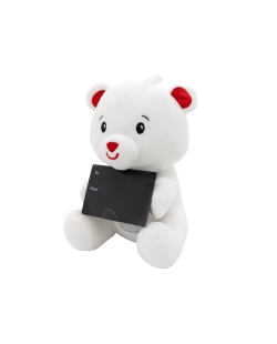 Peso Peluche Oso Polar Lazo 21cm/170gr 