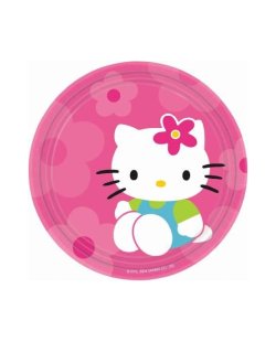 Platos 18cm (8) Hello Kitty (OFERTA)