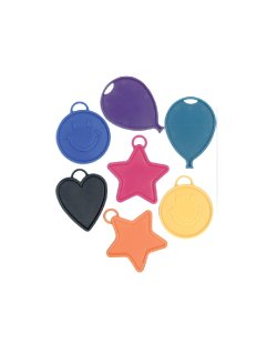 Peso Assorted Colour Heavy Balloon s 7 colours 15g  