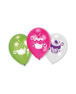 Globos Latex 9: Cupcake ***OFERTA DTO NO ACUMULABLE