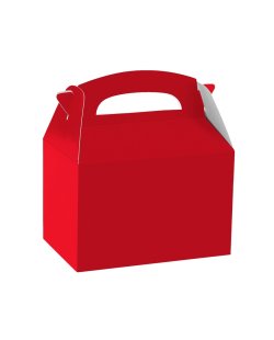 Cajas para fiesta Rojo Manzana-15cm ***OFERTA DTO NO ACUMULABLE