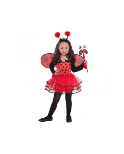 Disfraz Infantil Mariquita Niña Talla M 4-6 Años
