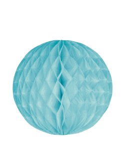 Decoracion Bola Nido Abeja Blanco/Turquesa/Rosa ***OFERTA DTO NO ACUMULABLE