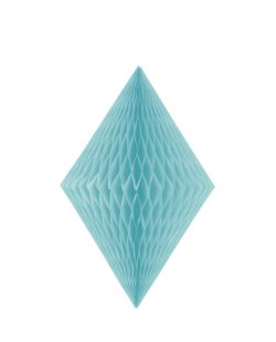 Decoracion Diamante Nido Abeja Blanco/Turquesa/Rosa ***OFERTA DTO NO ACUMULABLE