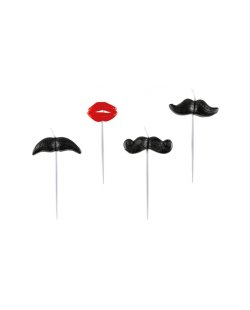 Velas Mini Forma Bigotes ***OFERTA DTO NO ACUMULABLE