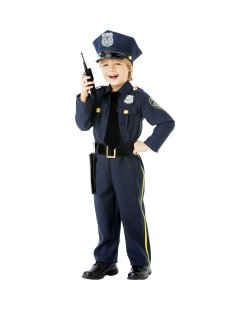 Disfraz Infantil Oficial De Policia 8-10 Años
