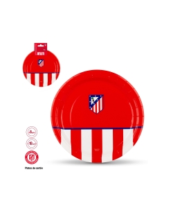 Platos Atletico Madrid Forma Escudo 18cm ***OFERTA DTO NO ACUMULABLE