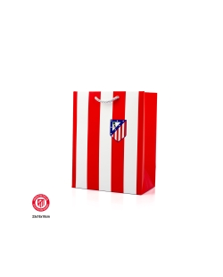 Bolsa Reg. Atletico Madrid Franjas 18X10X23 Peq ***OFERTA DTO NO ACUMULABLE