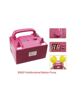 INFLADOR ELECTRICO 2 BOQUILLAS TEMPORIZADOR 800W(GRANATE)