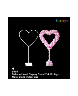 Columna 2,4m Corazon 90X98cm + Base 40X40cm Metal